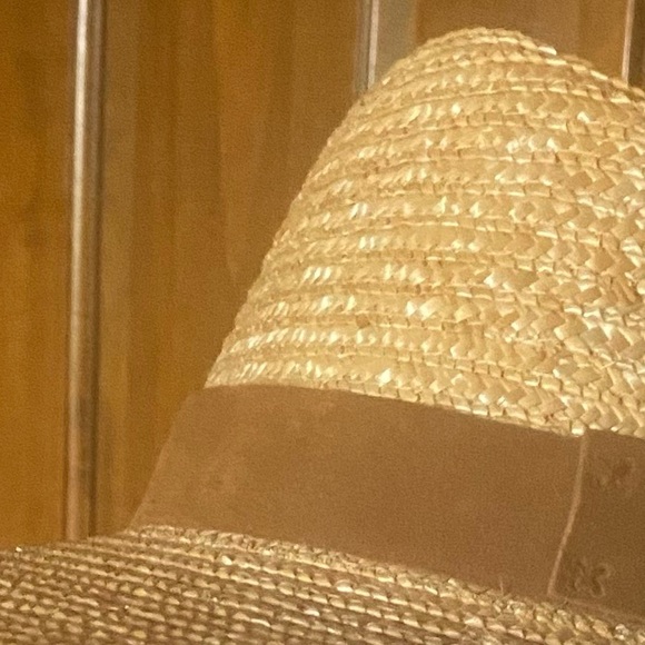 GIGI PIP Tan and Beige Wide-Brimmed Straw Hat - Picture 11 of 11